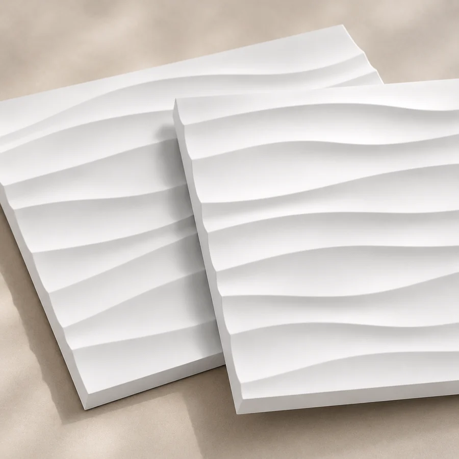 Onda 3D Bianco Caldo 3