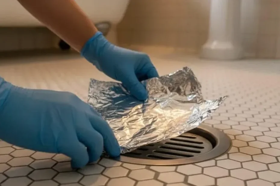 Addio cattivi odori in bagno con un semplice foglio di alluminio: il metodo che molti consigliano