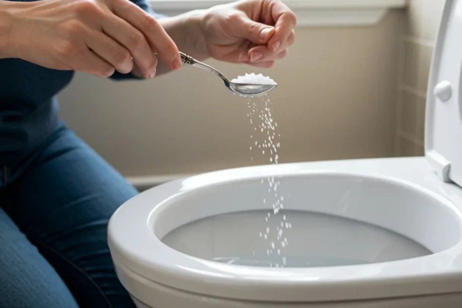 Bagno profumato e wc senza calcare: il metodo semplice con sale e bicarbonato