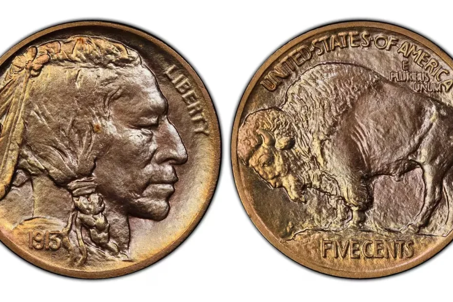 Moneta da 5 centesimi che può valere 100.000 dollari: il segreto del Buffalo Nickel del 1913