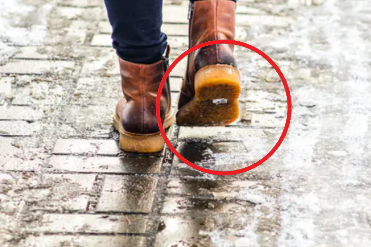 Niente più scivolate in inverno: il trucco semplice che rende le suole antiscivolo