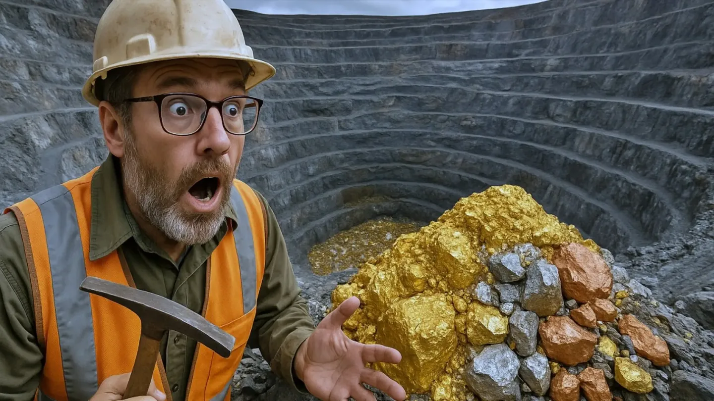Nuova miniera record di oro, argento e rame: la scoperta che cambia il futuro dei metalli tecnologici