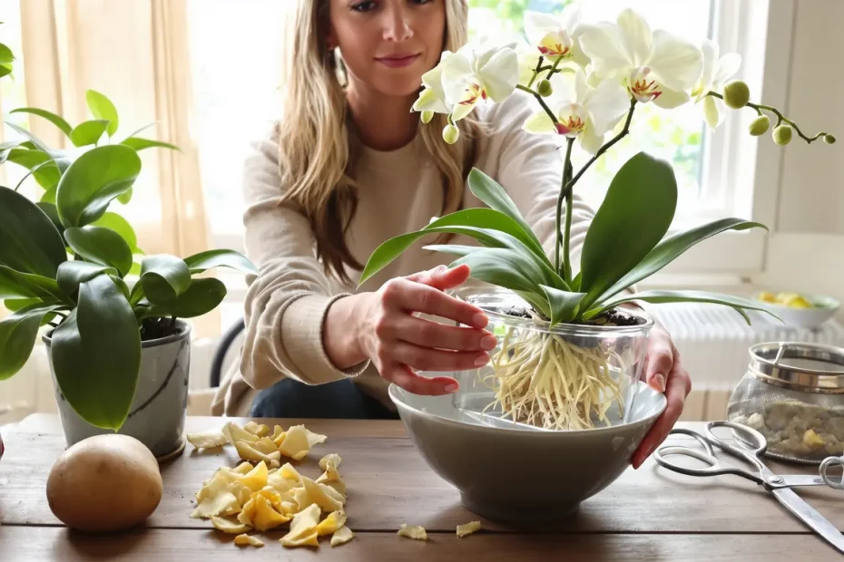 Orchidea che rifiorisce in fretta: il trucco semplice con una patata