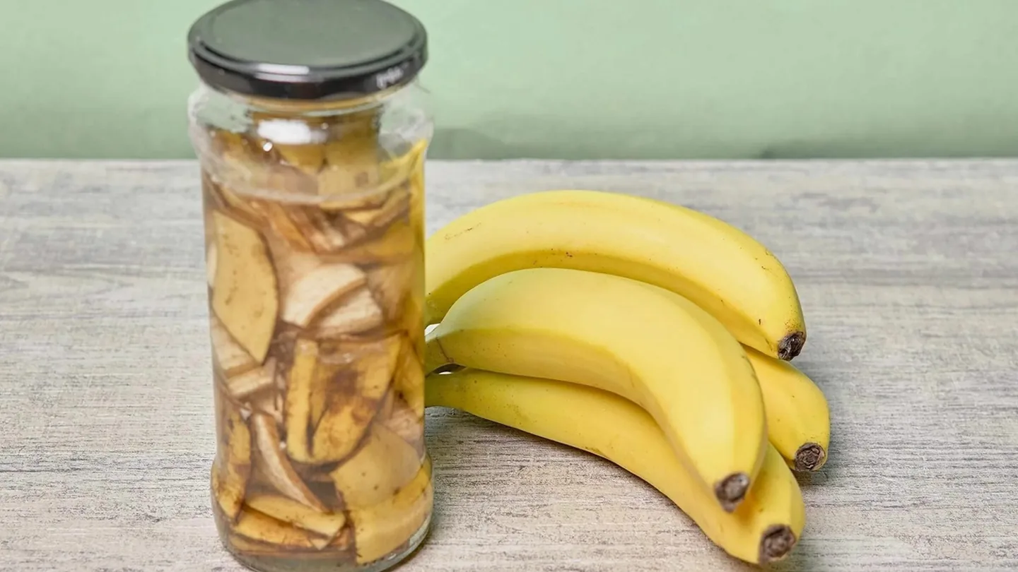 Piante più forti e meno parassiti: il semplice metodo con bucce di banana e aceto