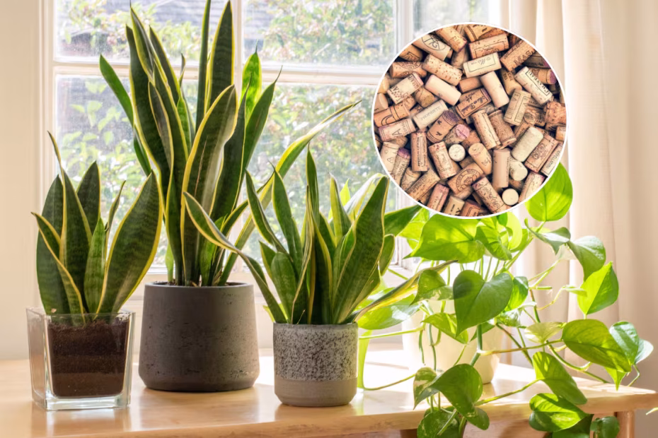 Piante più sane con i tappi di sughero nel terriccio: il trucco semplice che offre diversi benefici