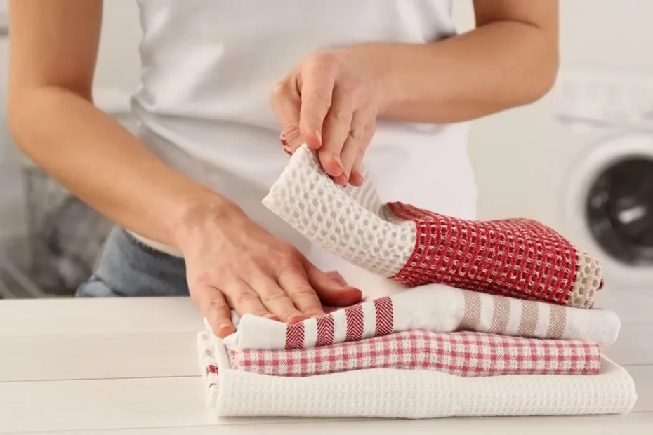 Strofinacci da cucina bianchi come nuovi: il metodo casalingo che cancella anche le macchie di grasso più vecchie